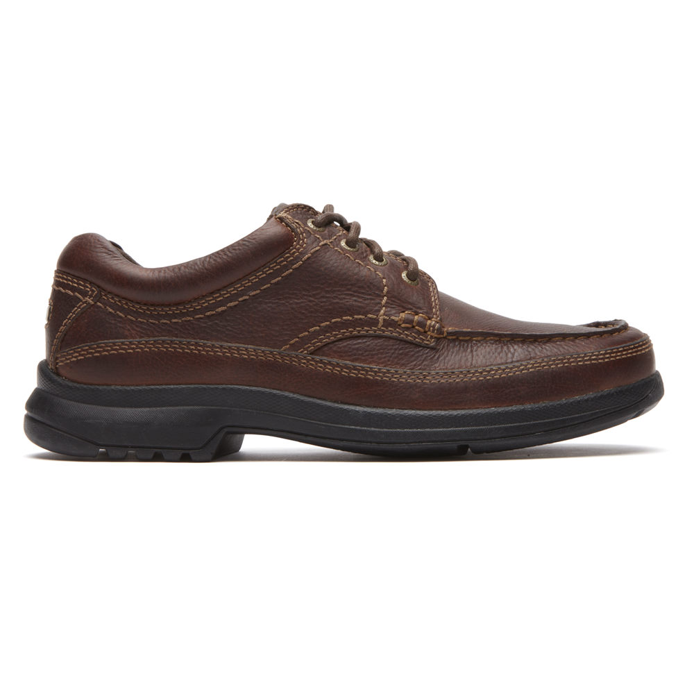 Rockport Singapore Mens Oxfords - Banni Dark Brown - VN2174839